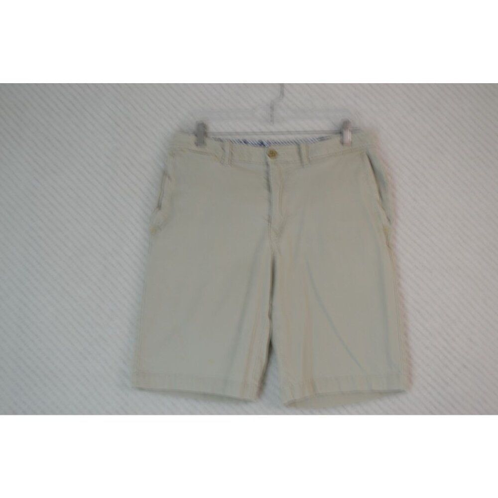 Tommy Bahama Men's 32 Khaki Mid Rise 10" Shorts Preppy Golf Beach
